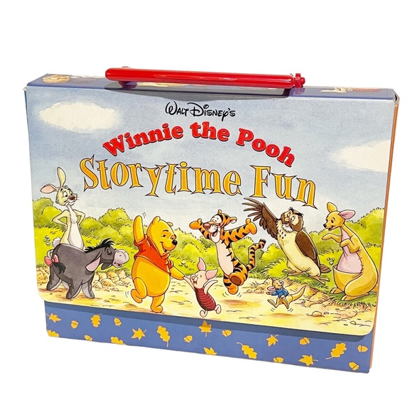 Disney Toys Vintage 998 Walt Disney Winnie The Pooh Storytime Fun Complete Kids Book Set